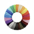 Lot de filaments PLA 1,75 mm pour stylo 3D, vue circulaire de la palette de couleurs